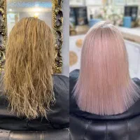 مدل برای کراتین و پروتیین و انواع خدمات مو