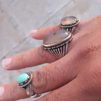 انگشتر دست ساز مردانه نقره|جواهرات|تهران, شادآباد|دیوار