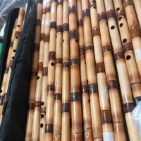 نی هفت بند وکیف چرمی|سازهای بادی|یزد, |دیوار