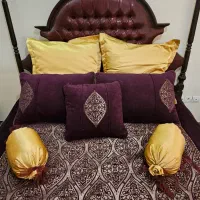 روتختی مخمل سنگ کاری شده Kocaklar ترک ۹ تکه|سرویس روتختی|تهران, سعادت‌آباد|دیوار