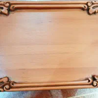 سینی چوبی منبت کاری آنتیک