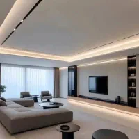 اجرای کناف ایران سقف کاذب لاین نوری