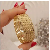 النگو طلا روس دخترانه سایز یک