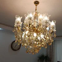لوستر آبکاری طلا فوق العاده زیبا