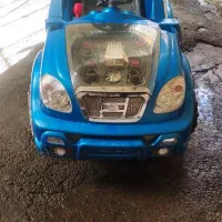 ماشین شارژی بزرگ ودوچرخه