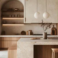 طراحی سه بعدی،آشپزخانه،کمد،تی وی وال و دکوراسیون