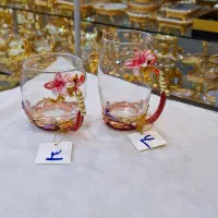 جام و لیوان شیشه ای برنجی|ظروف سرو و پذیرایی|تهران, شهرک غرب|دیوار