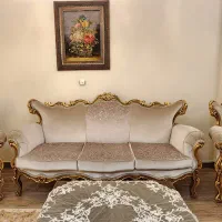 فروش یک دست مبلمان کلاسیک و میز نهارخوری ۸ نفره|مبلمان خانگی و میز عسلی|تهران, قلهک|دیوار