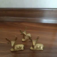 آهو  و لاکپشت برنز