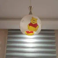 لوستر کودک شیشه ای شیک مدل پو 850 تومن