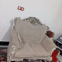 ست سه تیکه میزتلویزیون جاکفشی و مبل نیمه استیل|مبلمان خانگی و میز عسلی|تهران, بوستان چیتگر|دیوار
