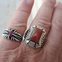 عقیق سرخ کهنه تراش|جواهرات|آباده, |دیوار