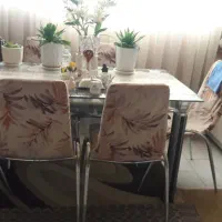 میزناهارخوری۶نفره استیل