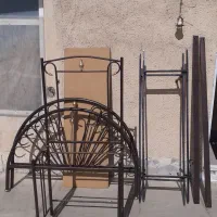 تختخواب دو نفره فلزی|تخت و سرویس خواب|تهران, اتحاد|دیوار