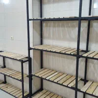 ساخت و اجرای قفسه و رگال|کتابخانه، شلف، قفسه‌های دیواری|مبارکه, |دیوار