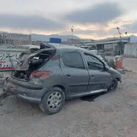 206 تیپ 5 مدل ۹۵ تصادفی چپی|خودرو سواری و وانت|تهران, آذری|دیوار