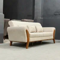 مبل راحتی اسکارلت ۷ نفره با کلاف چوب