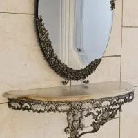 آینه و کنسول دیواری برنز