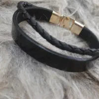 دستبند چرم طبیعی