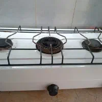 گاز سه شعله آشپزی خوراک پزی سالم سفید رنگ ترو تمیز