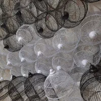 پرنده سرای ماکا +قفس گرد پایه دار