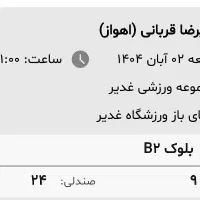 بلیط کنسرت علیرضا قربانی