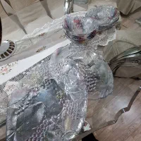 سرویس کریستال اصل چک ۱۴تیکه طرح برجسته ۷رنگ|ظروف سرو و پذیرایی|تهران, تهرانپارس غربی|دیوار