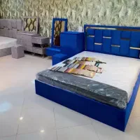 فروش تخت خواب دو نفره رنگ سبز مسکو