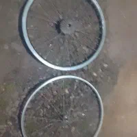 طوقه دوچرخه 26 عقب با خودرو وجلو هرجفت با هم 700