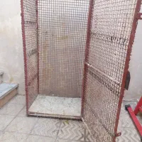 قفس فلزی بزرگ پرنده کبوتر مرغ سگ....