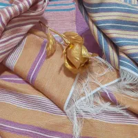 حوله و دستمال‌های نخی دستبافت