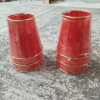 شش عدد شید لوستر قرمز