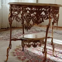 میز خاطره تمام برنج|بوفه، ویترین، کنسول|خرمدره, |دیوار