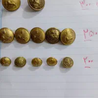 تعدادی دکمه قدیمی سکه وغیره|کلکسیون سکه، تمبر، اسکناس|مشهد, حسابی جنوبی (شهرک غرب)|دیوار