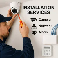 نصب تخصصی دوربین + شبکه با ضمانت - بازدید رایگان
