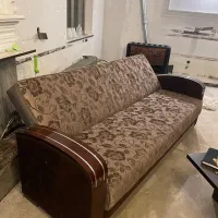 مبل شرکتی ۸ نفره تخت خواب شو|مبلمان خانگی و میز عسلی|چاف و چمخاله, |دیوار