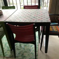 میز وصندلی باغی|میز و صندلی غذاخوری|امامزاده عبدالله, |دیوار