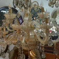 لوستر بلوری خارجی با نصب رایگان و اقساط ۶ ماهه|لوستر و چراغ آویز|اراک, |دیوار