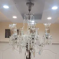 لوستر کریستال  شش شاخه زیر خاکی