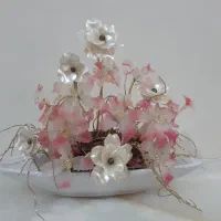 گلهای زیبا در طرحها وجنس های مختلف