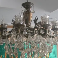 لوستر ۸ شاخه برنز