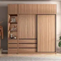 ساخت کمد و کابینت شلف مینی‌مال|کتابخانه، شلف، قفسه‌های دیواری|گرگان, |دیوار