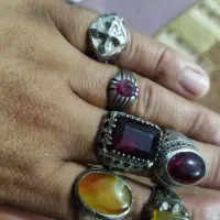 6عد انگشتر نقره