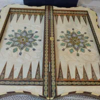 تخته نرد و شطرنج خاتم و مینیاتوری|کلکسیون و سرگرمی|رشت, گلسار|دیوار