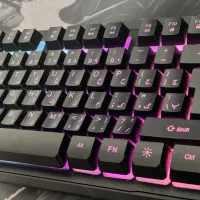 کیبورد گیمینگ گرین gk601 RGB
