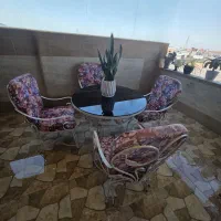 میز و صندلی فرفورژه مبلی تراس و ویلا