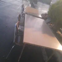 میزباچهارعددصندلی نهارخوری کافه ای قدیمی