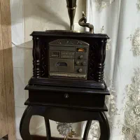 گرامافون ۵ کاره + پایه + دکوری پایینش
