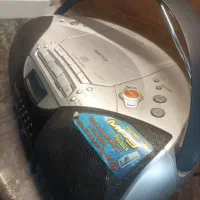 ضبط سی دی /کاست / و رادیو دو موج MW/SW*برند sony