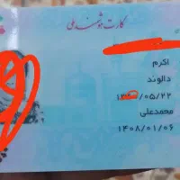 کارت ملی گم شده